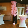 Vloer decoratie 10 hart ballonnen